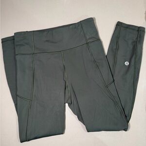 lululemon athletica Dark Green Leggings